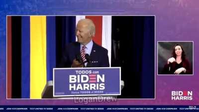 Joe biden has one thing to say to yall.