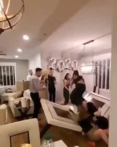 HMC while dancing on table