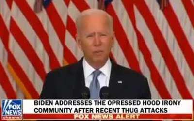 Look at what he is saying