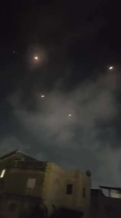 Iranian BMs seen on the sky in northen Israel-Al galil