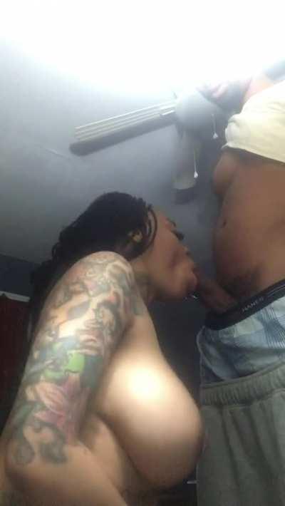 U getting your 🍆 sucked tonight ?...Get her 82 Gb Full Vids in comments 👌🏾👇🏾