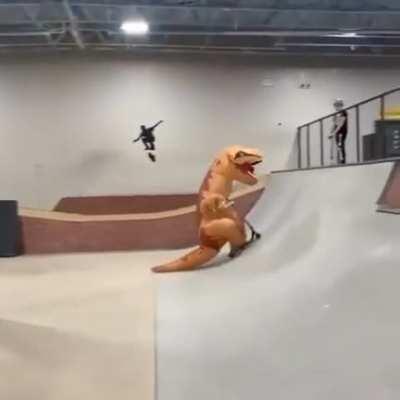 Smooth flip by T-Rex.