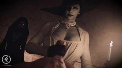 lady Dimitrescu handjob (Forged3DX)