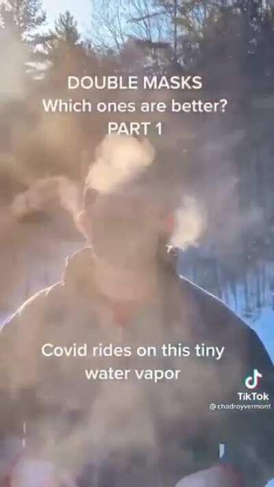 If everyone just wore two masks for two weeks, it would be over!