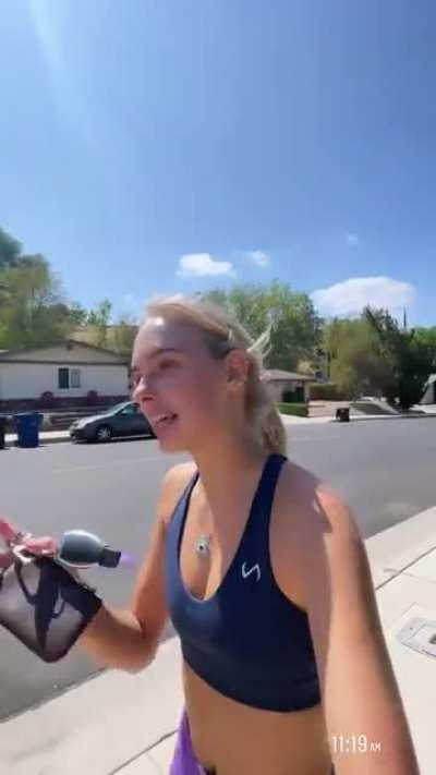 couple of things she wanna update us on