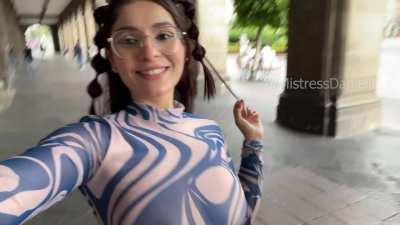 Can you tell I have no bra on?