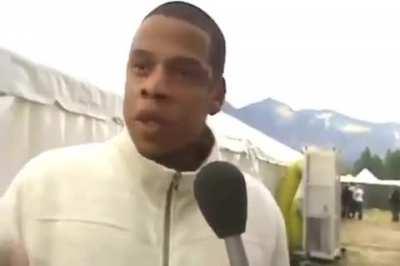 Jay-Z being asked who he is in a Naurdwuar interview is priceless.