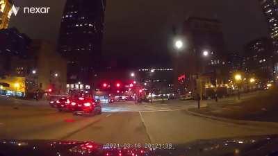 Chicago drivers.. always have to assume that someone is going to do something stupid lol