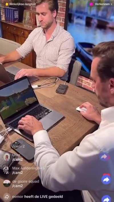 Thierry speelt meinkraft