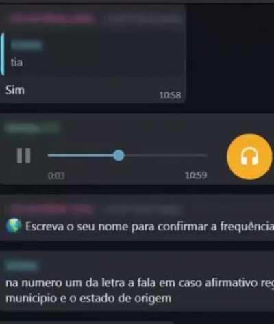 crianças não podem usar grupos.