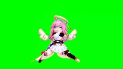 Elf Elysia California Girls Meme Green Screen