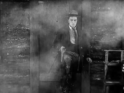 Movie Monday - Buster Keaton parodies the melodramatic offerings of William S. Hart, but he’s as cold as ice — “The Frozen North,” 1922,