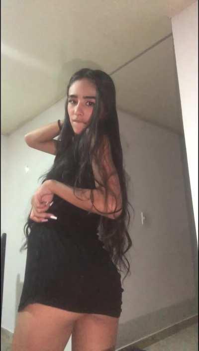 Does it look like I don't have any panties on?