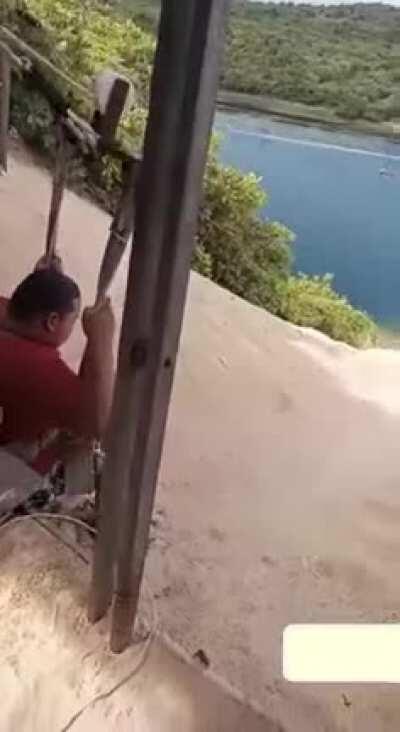 To zipline