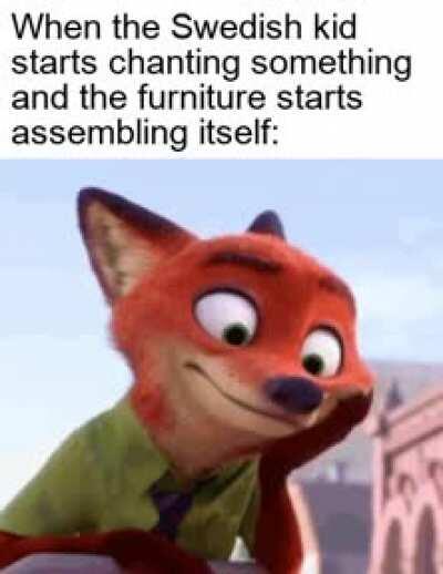 The language of the furniture gods