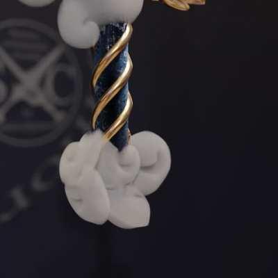 Winged Nimbus (by me), a sword that predicts the weather. Description in comments.