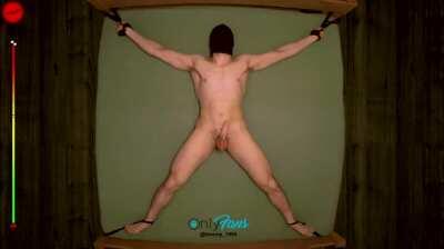 Restrained & Aneros - ⏱20 MIN Challenge - MULTIPLE STRONG DRY ORGASMS