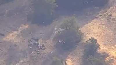 Another HIMARS strike at the Russian formation