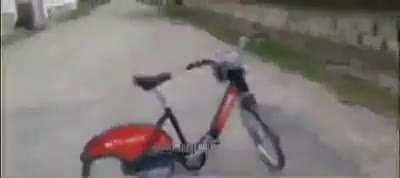 Someone found a Boris bike in Jamaica.