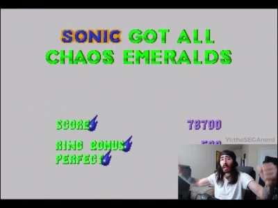 Moist gets all the chaos emeralds