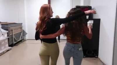 Madelaine Petsch and Vanessa Morgan