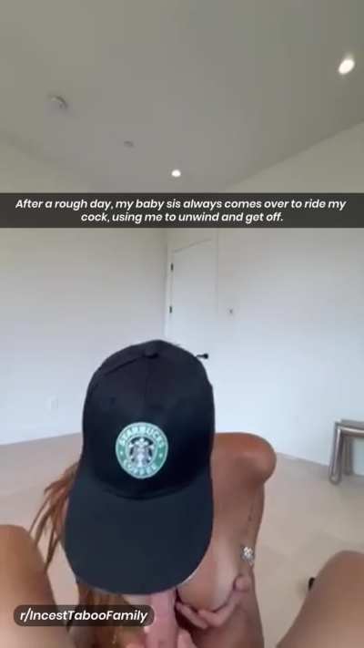 After a rough day, my baby sis always comes over