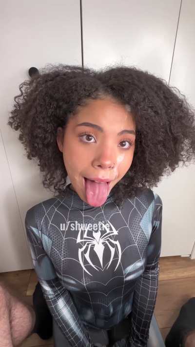I love being his cum rag