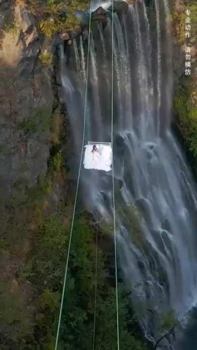 Sleeping at crazy height!!