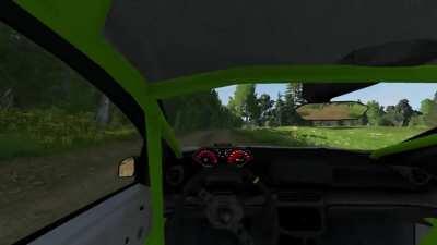 We did amature RALLY RACE (with pacenotes) in BeamNG.drive.