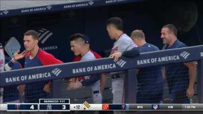 [Highlight] [Highlight] Celestino drives in the go-ahead run in the top of the 12th with an opposite field single to put the Twins ahead of the Yankees