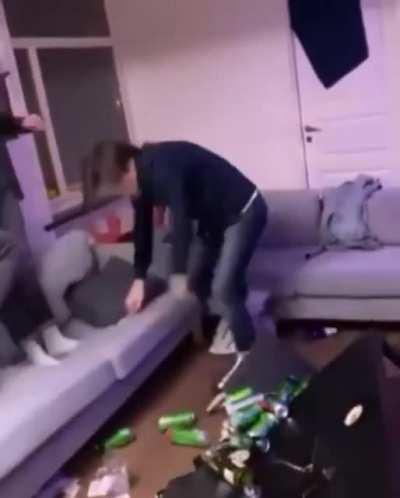 That table must have done something really bad.