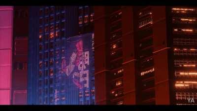 I learned blender and made these anime-style cityscapes