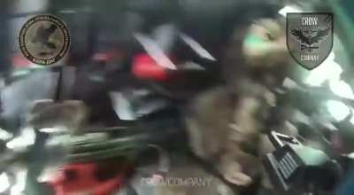 Ukrainian soldiers of the Crow Company of the 15th brigade of operational assignment 