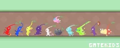 I animated all the Pikmin running. Which is your favorite?