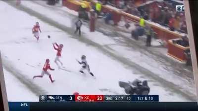 It is about to get down right scary in Denver this afternoon