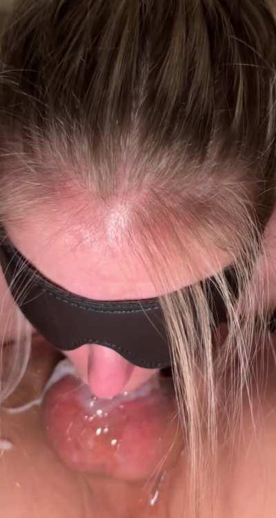 Deepthroat cum and kept going