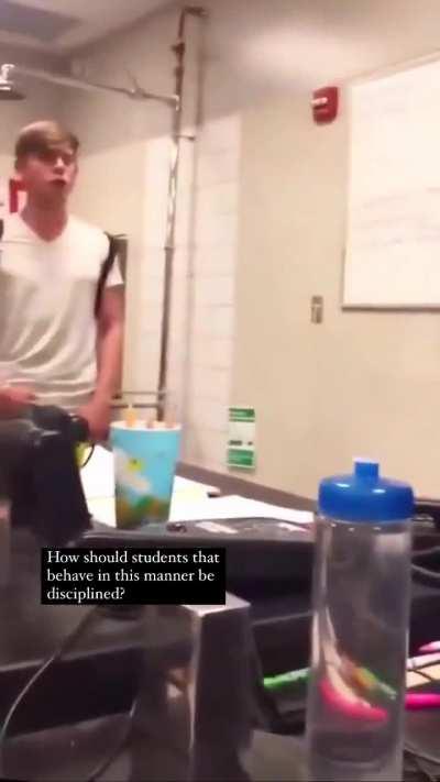 Soon there will be no teachers or teachers will be like them. 