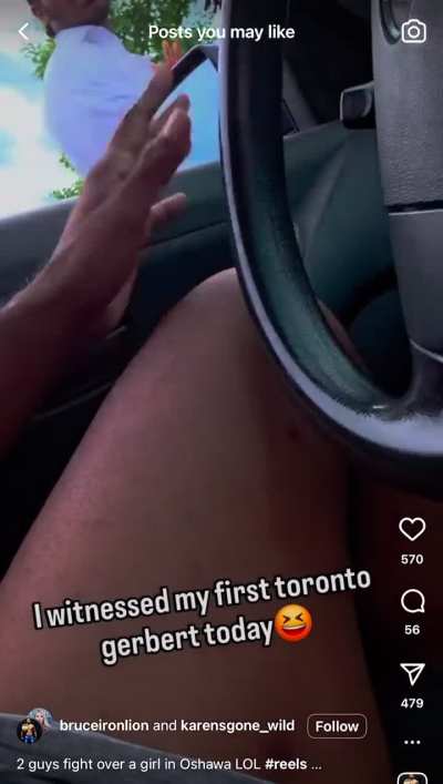 Oshawa man crashes out for a solid 3 after she was caught with another man