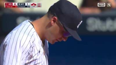 The Yankees are getting absolutely embarrassed by their rival the Red Sox on their own field