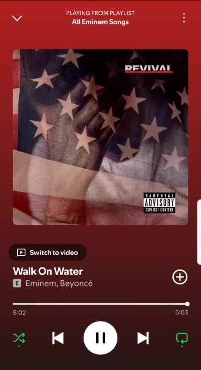 Sensational Spotify shuffle