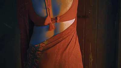 Nidhi Singh Hot backless Scenes in Apharan ||