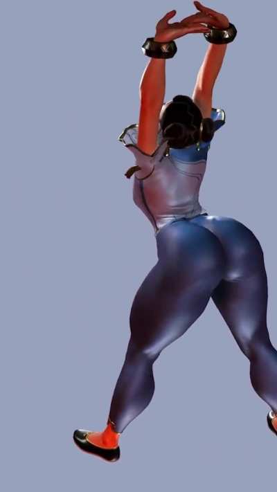 Just simple SF6 Chun Li thickness appreciation 😍. (Cammy swap & stretch emote) 