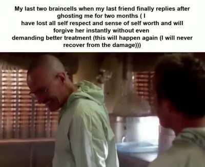 my dumbass omw to overshare online just because strangers are being nice (I am falling more and more out of touched with reality and the only things I do anymore is eat and sleep and any schoolwork I complete is done almost by accident (I am on autopilot)