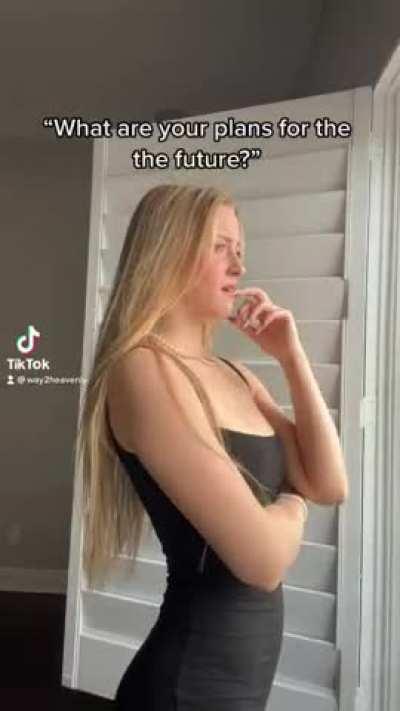 I know exactly what I want for the future :D