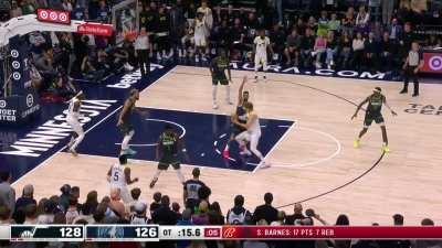 [Highlight] Lauri Markkanen puts the Jazz up 4 with 12.6 left in OT