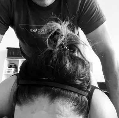 Pounding her into the bed. She loves this position😏