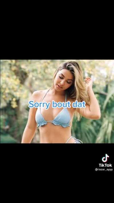 Just wanna say sorry