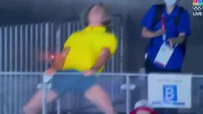 Ariarne Titmus’s coach after she beat Katie Ledecky in the 400m free