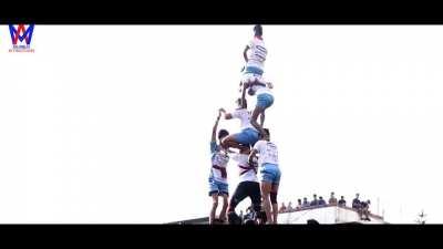 Hold my Redbull while I climb a human pyramid 9 levels high