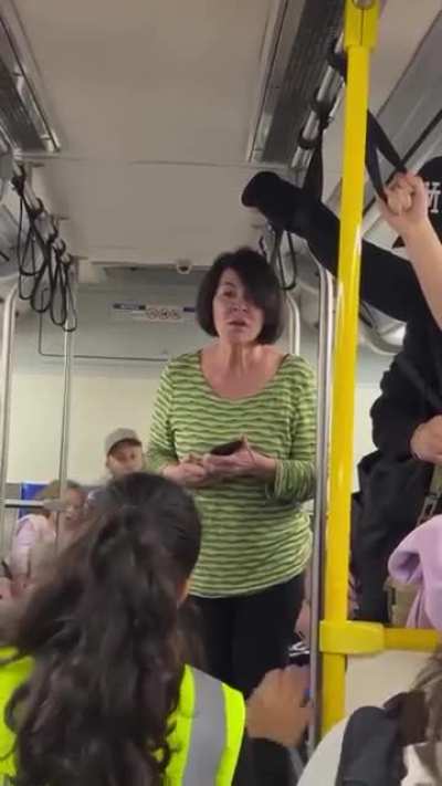 American guy and his kids racially harrassed by a Karen in an airport bus for being ethnically 'Indian'
